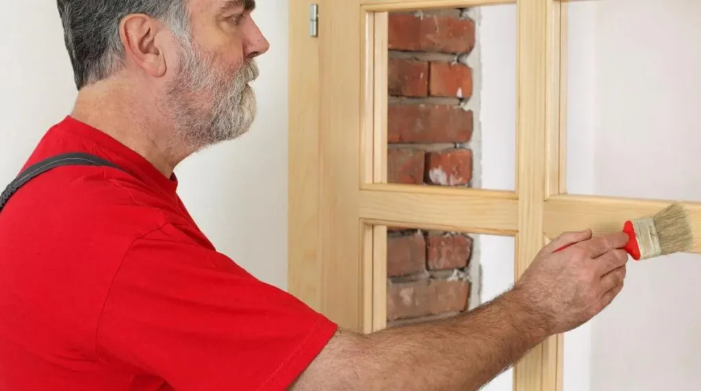 wood door paint