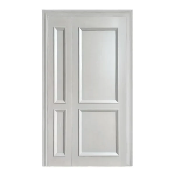 Unequal Double Leaf Door Manufacturer Custom Solid Wood Door Factory