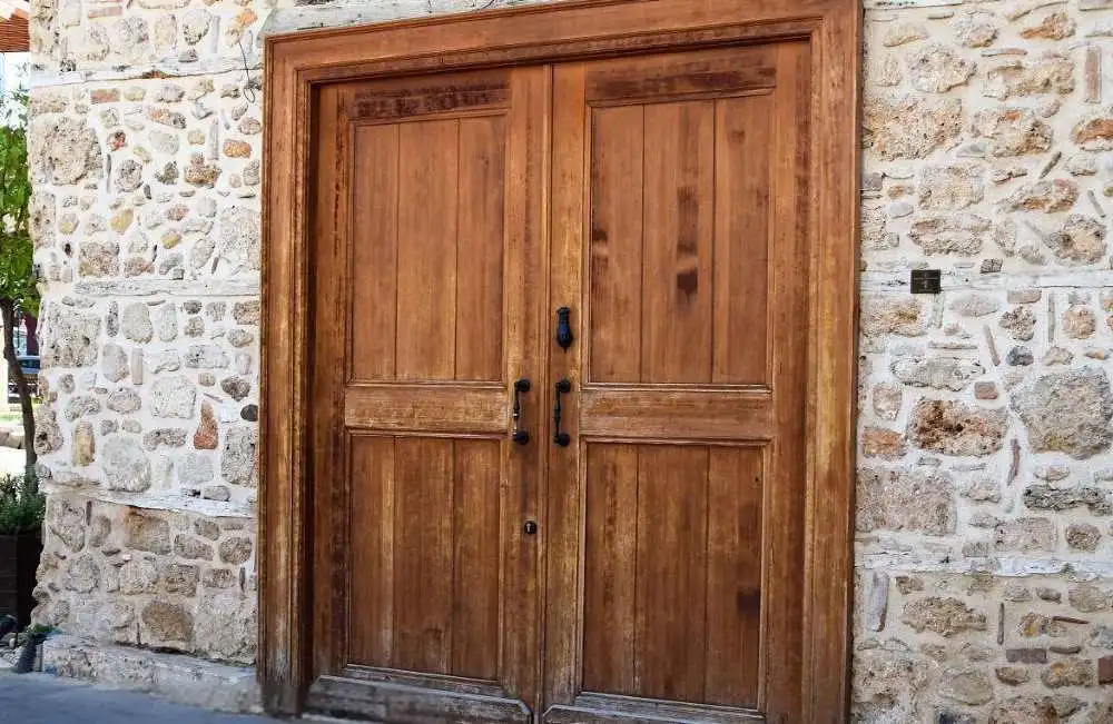 modern wood door interior