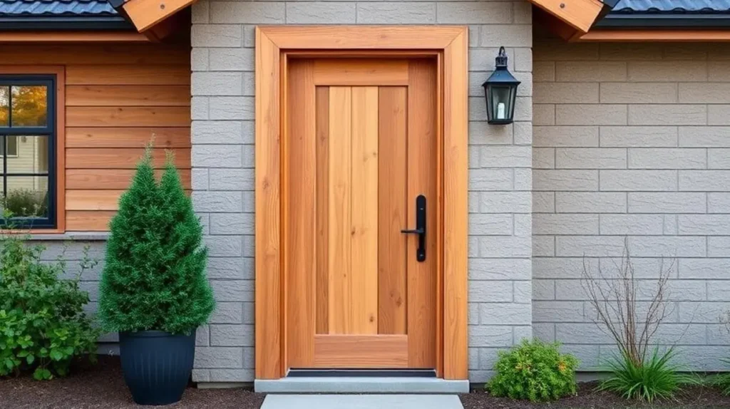 how to design wood doors for passive houses