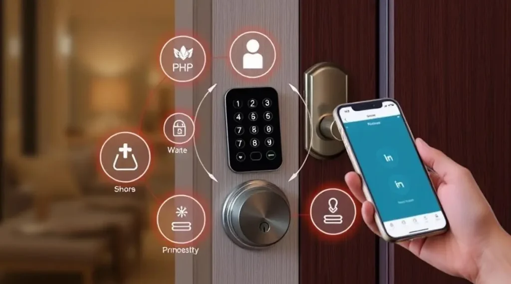 smart lock integration for enhanced security