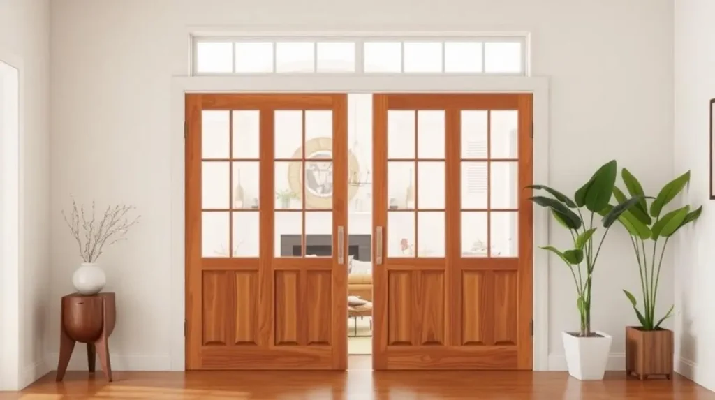 the aesthetic appeal of sliding wooden doors