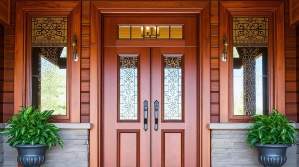 the benefits of glass panels in wood doors