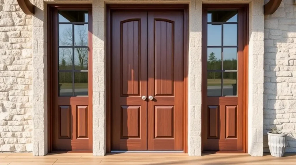 what makes wood doors eco friendly