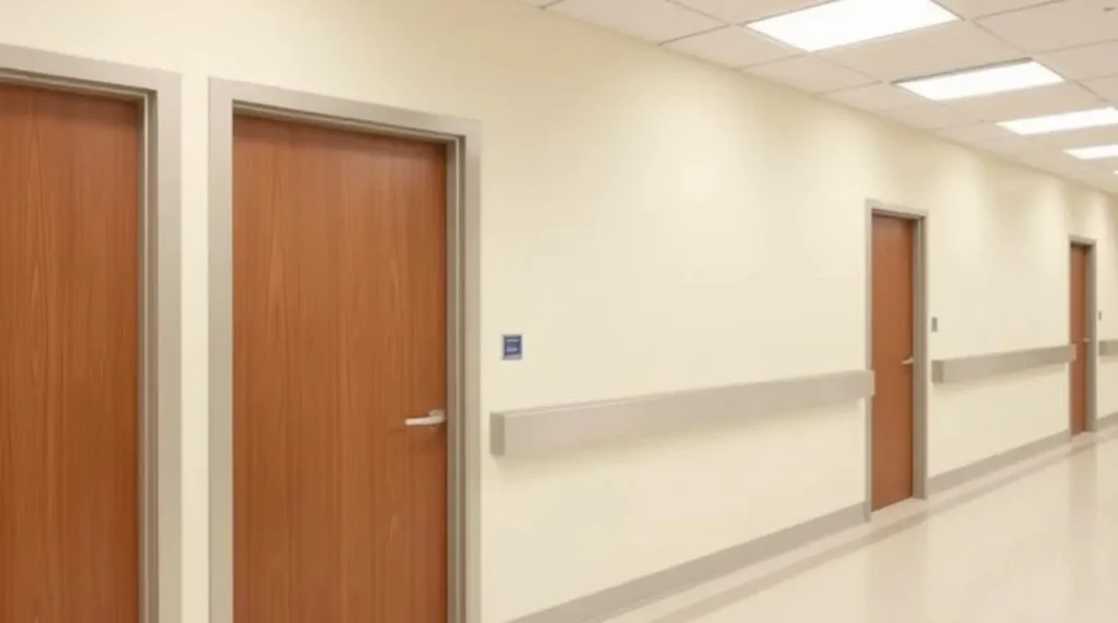 acoustic performance of wooden doors in hospital settings