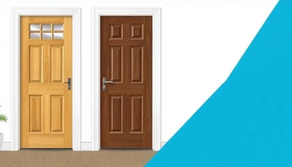 cost-effectiveness compared to traditional wood doors