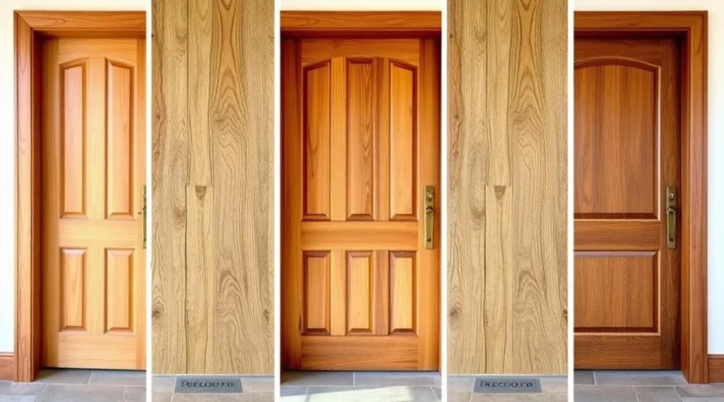 types of wood used in LEED-certified doors