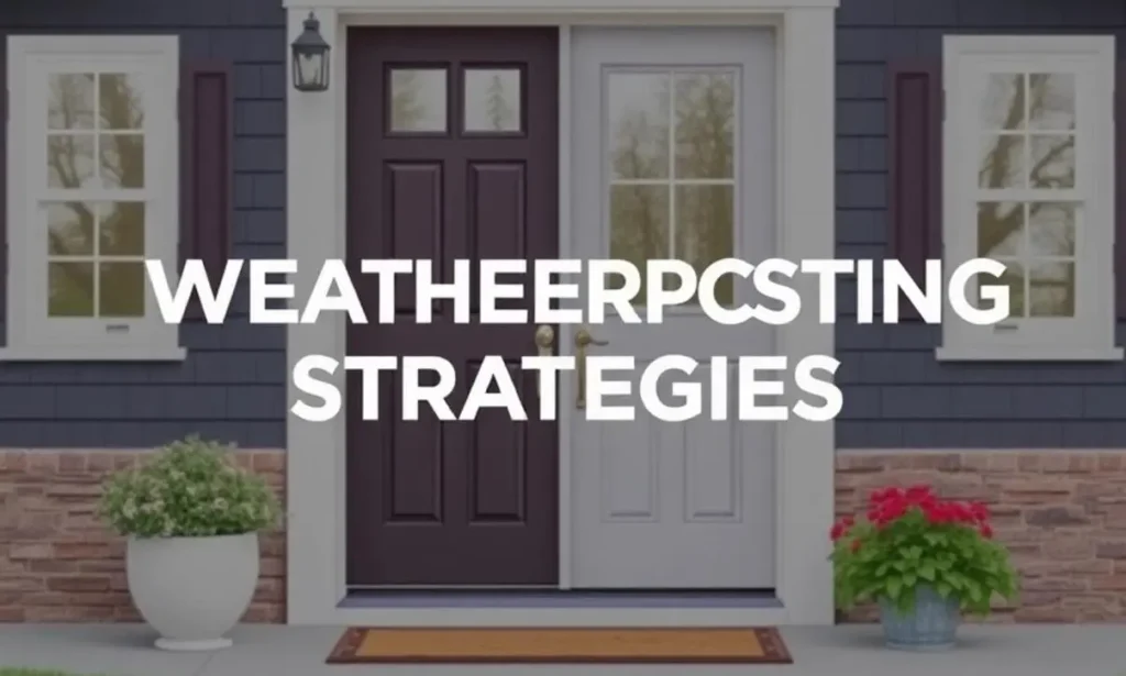 weatherproofing strategies for outdoor doors