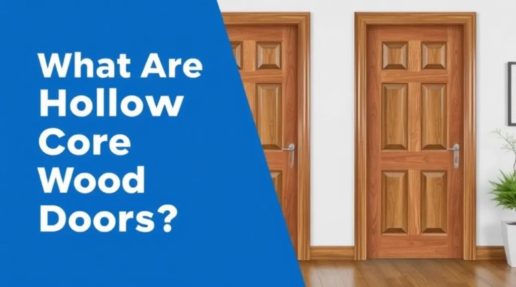 what are hollow core wooden doors