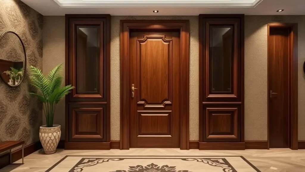 wood doors for hotel design: discover the best material