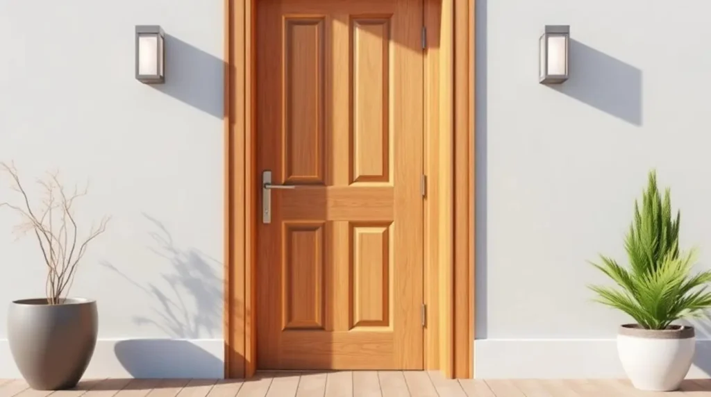 benefits of solid wood in door durability