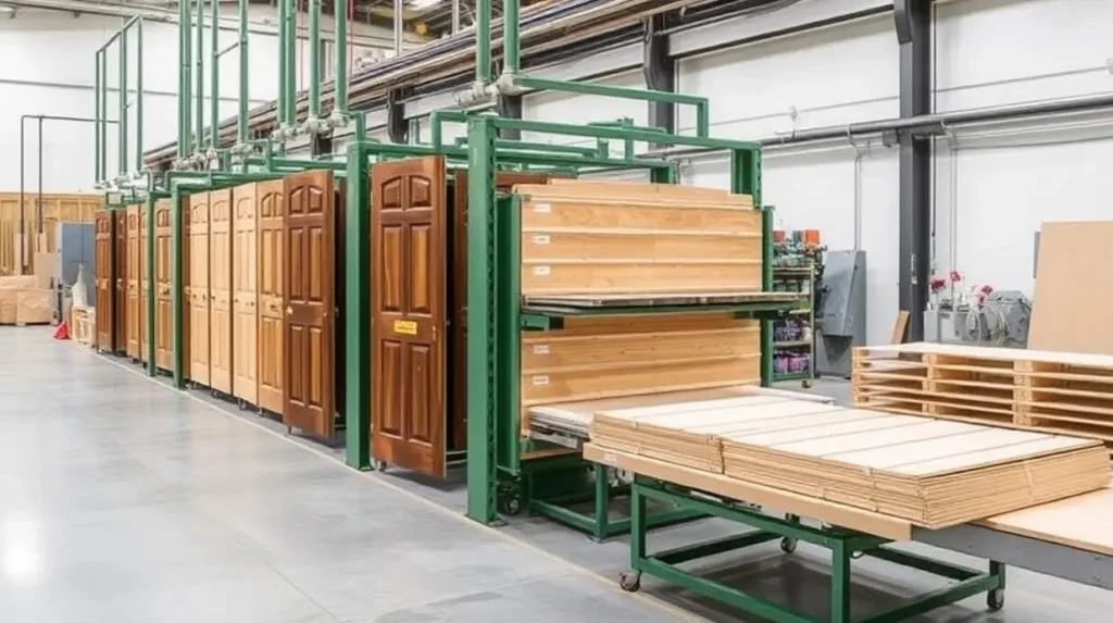 overview of engineered wood door manufacturing process