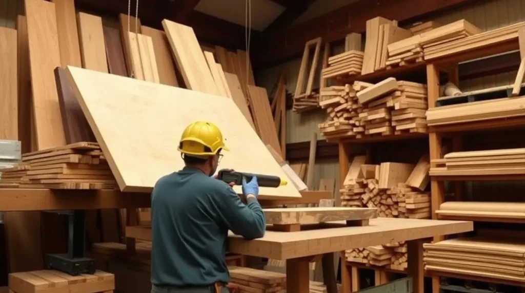 picking high-quality wood materials