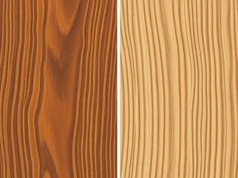 picking wood species based on aesthetic appeal and grain patterns