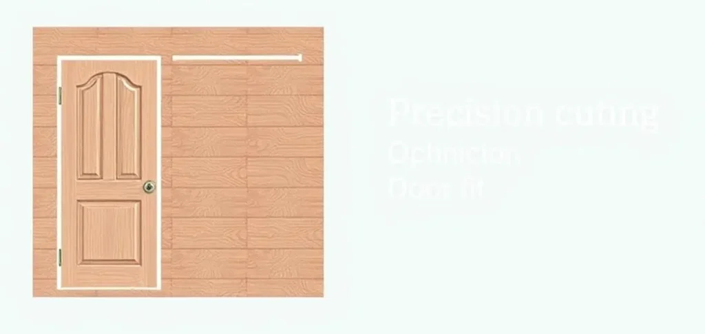 precision cutting techniques for optimal door fit