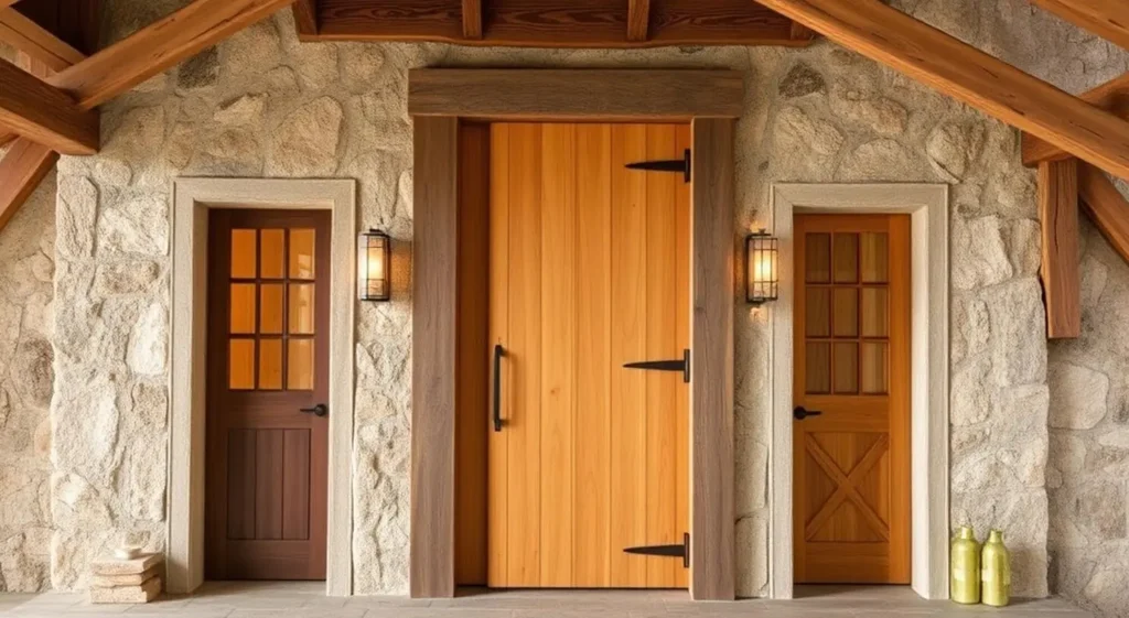 sourcing quality materials for rustic wood doors