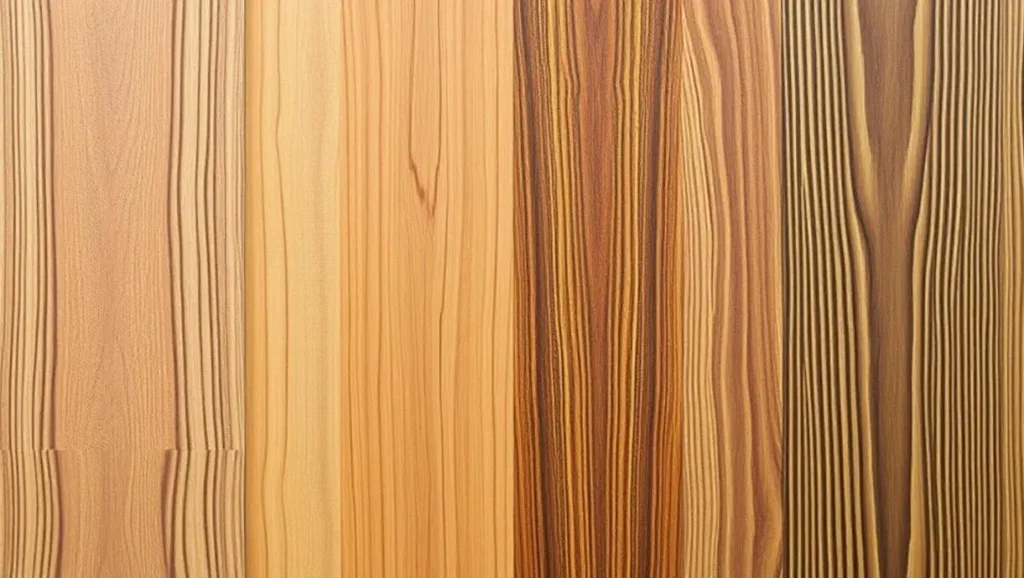 the impact of different wood grains on door design