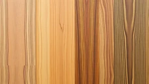 the impact of different wood grains on door design