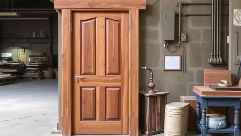 what is the process of vintage wood door manufacturing