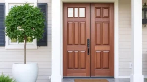 how to design a personalized wooden front doors