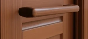 what are custom wood door handles